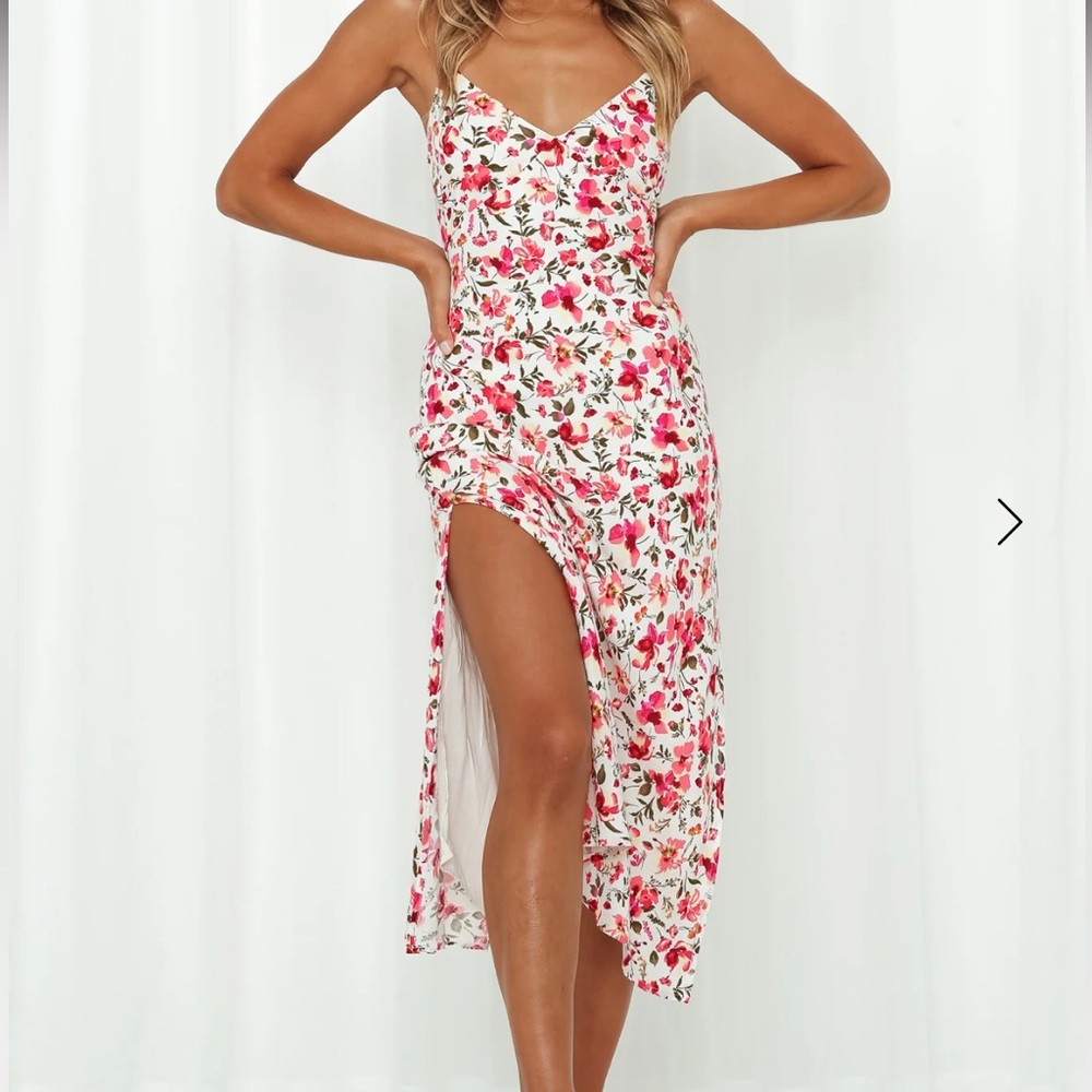 Floral midi dress